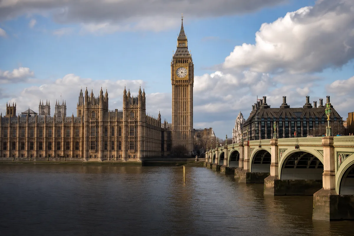 Big Ben and the Palace of Westminster in London