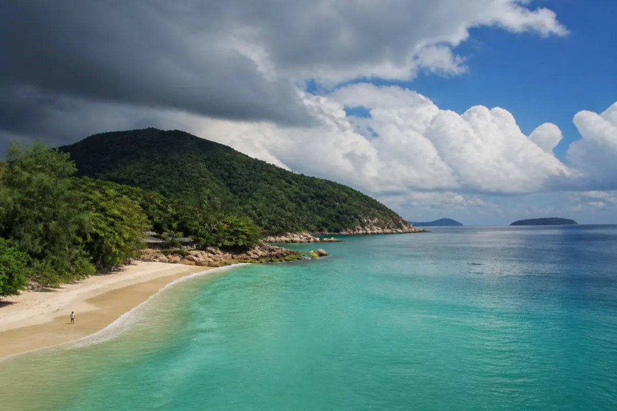 Tropical Thailand scenery for planning the best time to visit
