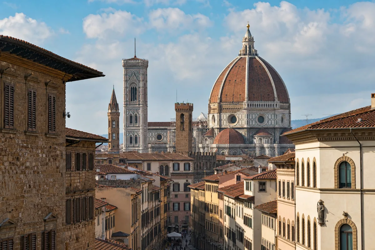 Florence Duomo and historic city scenery