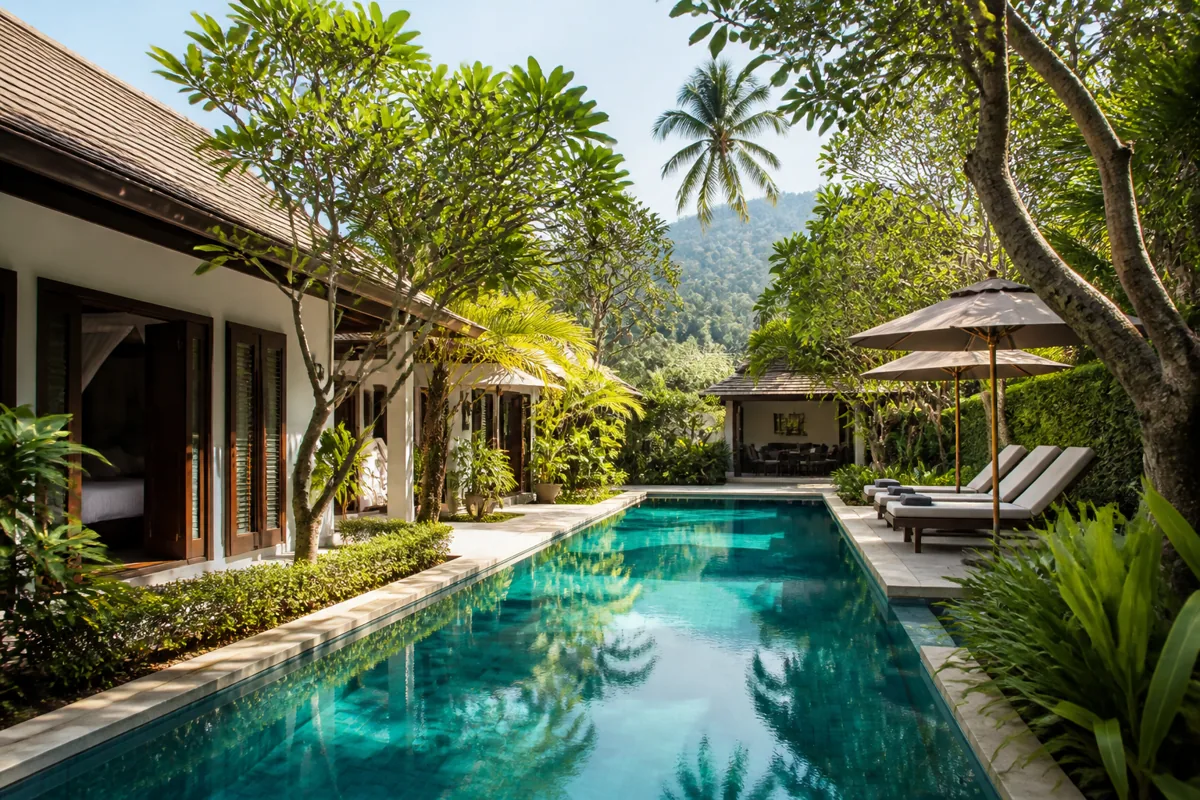 Thailand accommodation setting for choosing where to stay